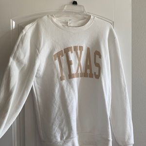 White Texas sweatshirt